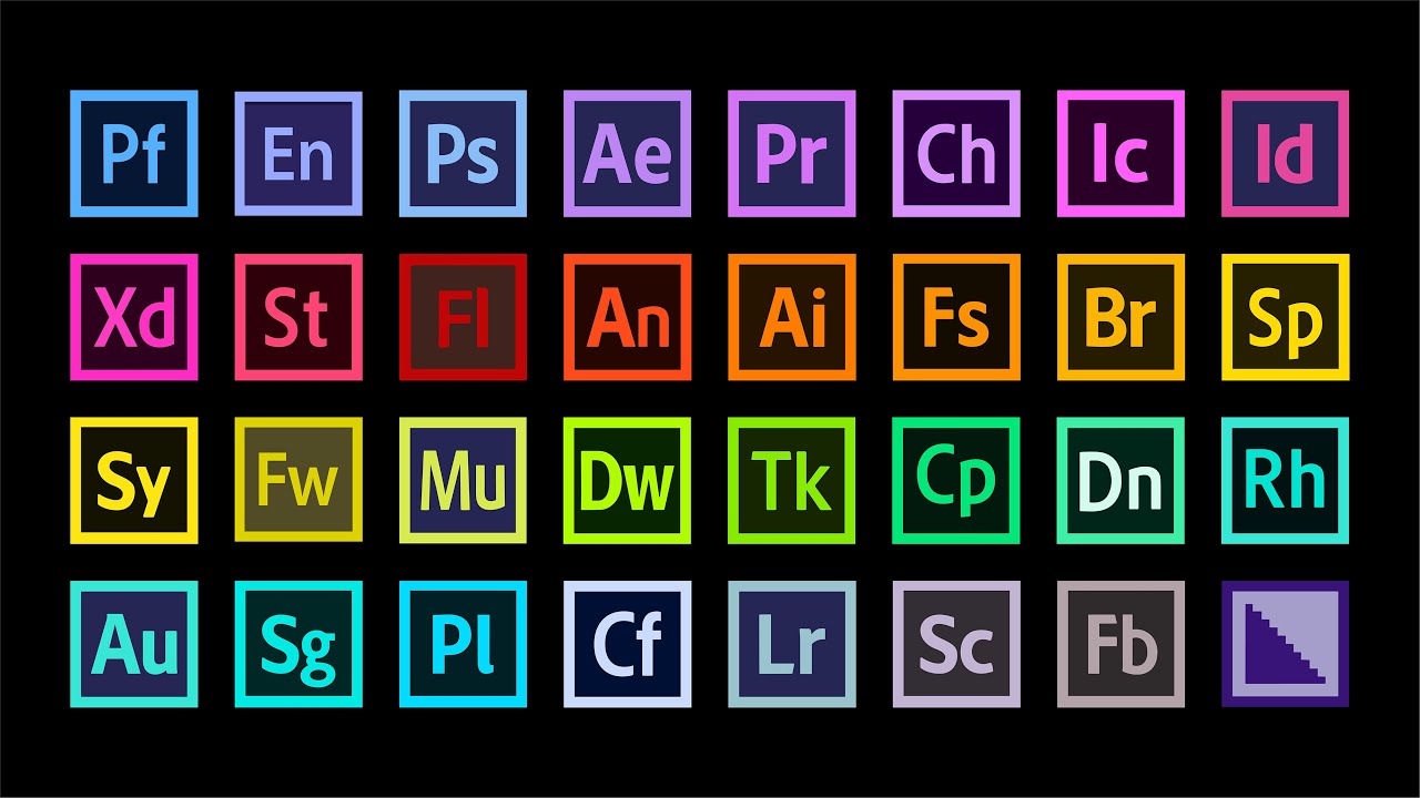 Abstract image showing a colorful branding and identity design palette